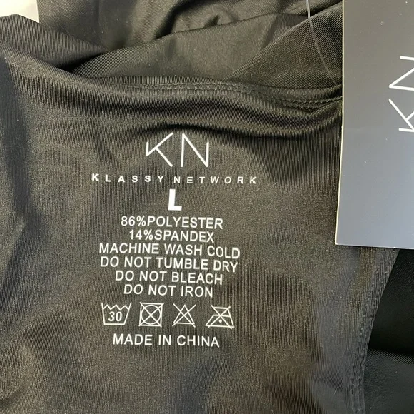 Klassy Network Black Bodysuit - Picture 4 of 4